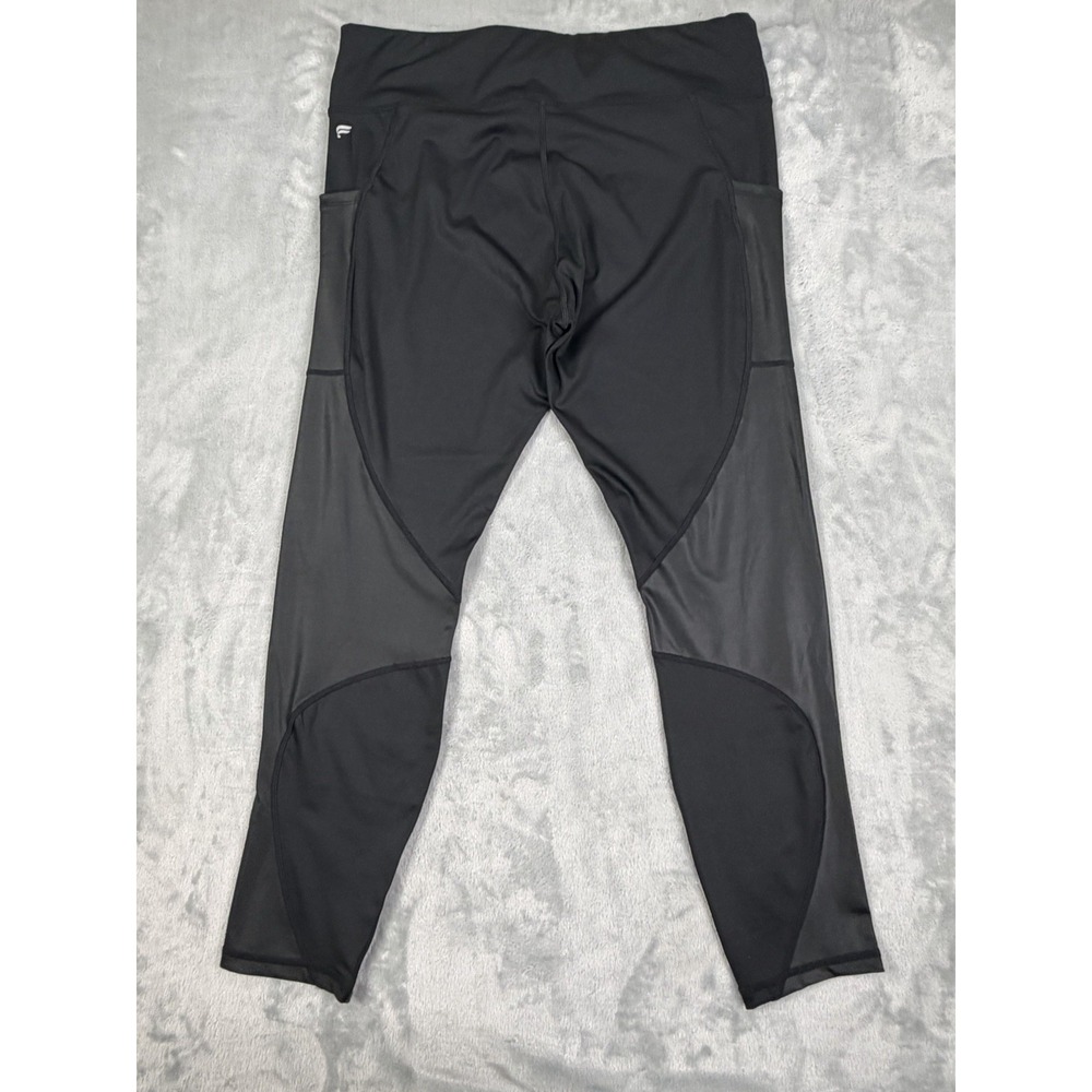 Fabletics Women's XL Salar Statement Powerlite 2.0 Leggings Black NWT - Picture 2 of 9